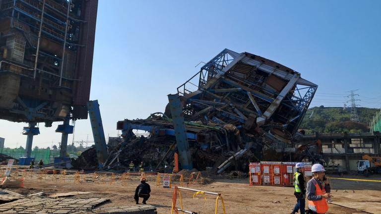 Νότια Κορέα: Κατάρρευση κατασκευής σε ηλεκτροπαραγωγικό σταθμό – Επτά παγιδευμένοι