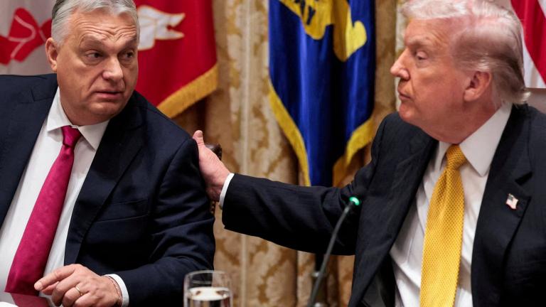 ορμπαν και τραμπ