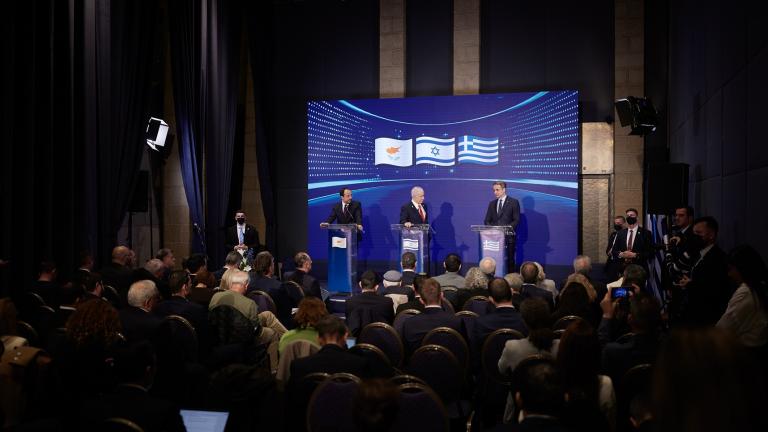 μητσοτακης, χριστοδουλιδης και νετανιαχου