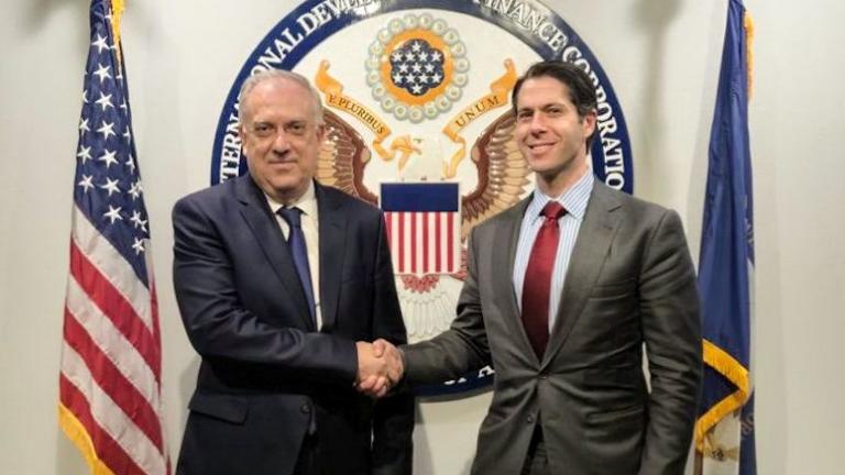 Συνάντηση με τον διευθύνοντα σύμβουλο της Κρατικής Αναπτυξιακής Τράπεζας των ΗΠΑ (DFC) Μπεν Μπλακ