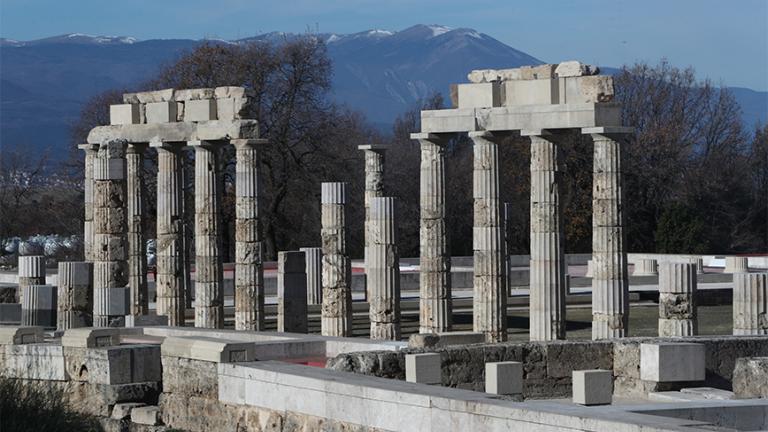 Πέλλα: Άνοιξε στο κοινό το μνημειακό Ανάκτορο του Μεγάλου Αλεξάνδρου