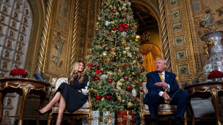 τραμπ και μελανια