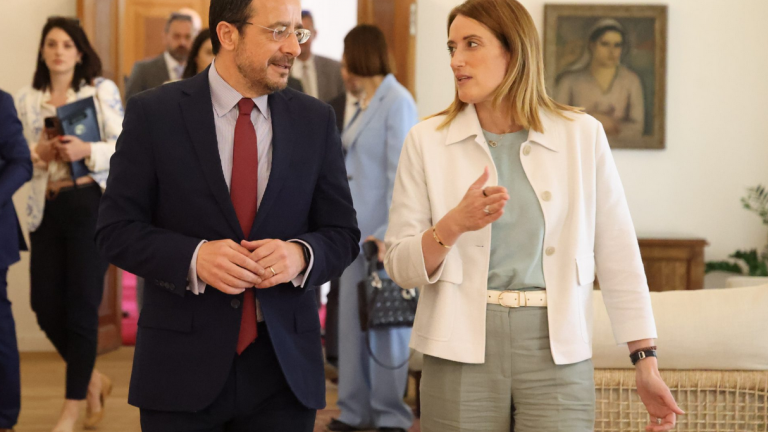 Στην Κύπρο η Μέτσολα και οι ηγέτες των Ομάδων του Ευρωκοινοβουλίου