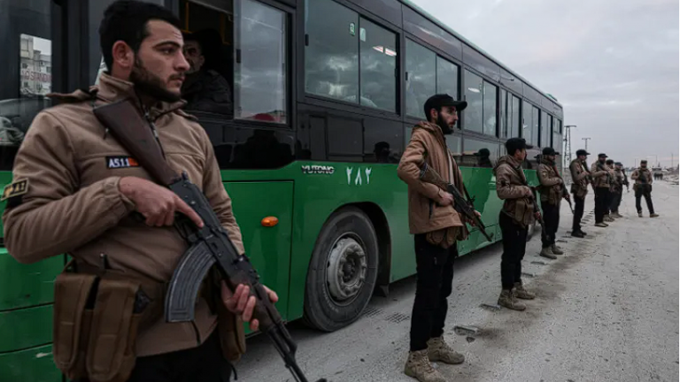 συρια - εκτοπισμος κουρδων μαχητων