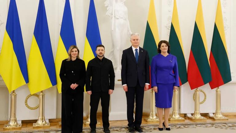 ζελενσκι στην λιθουανια