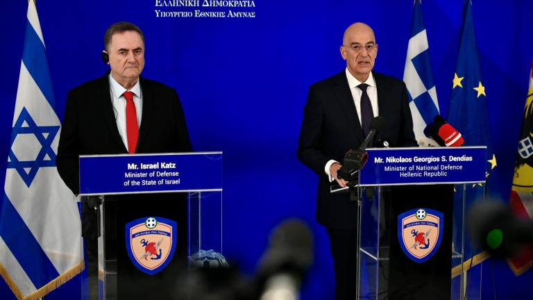 Ελλάδα - Ισραήλ: Κοινή βούληση για ανάπτυξη της αμυντικής συνεργασίας και εμβάθυνση της στρατηγικής σχέσης με έμφαση σε τεχνολογία και καινοτομία