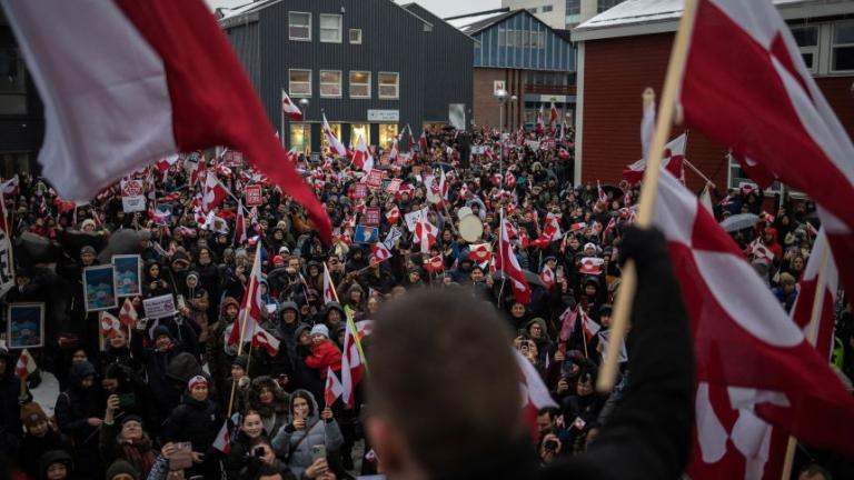 διαδηλωσεις στην Γροιλανδία