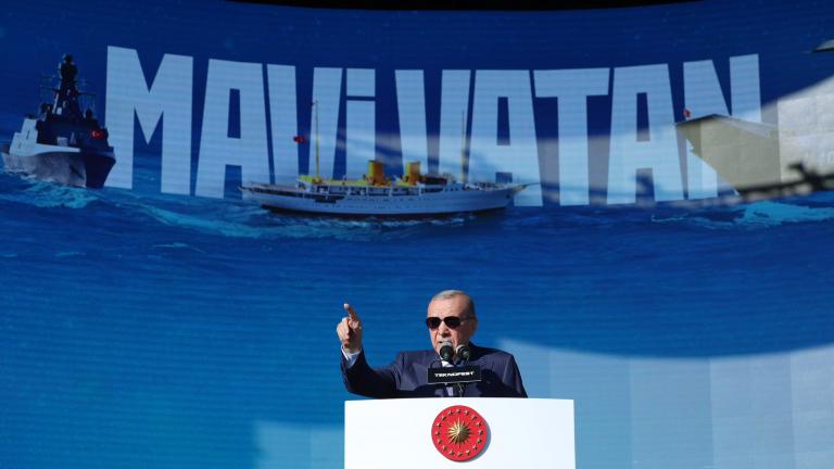 ερντογαν και γαλαζια πατριδα