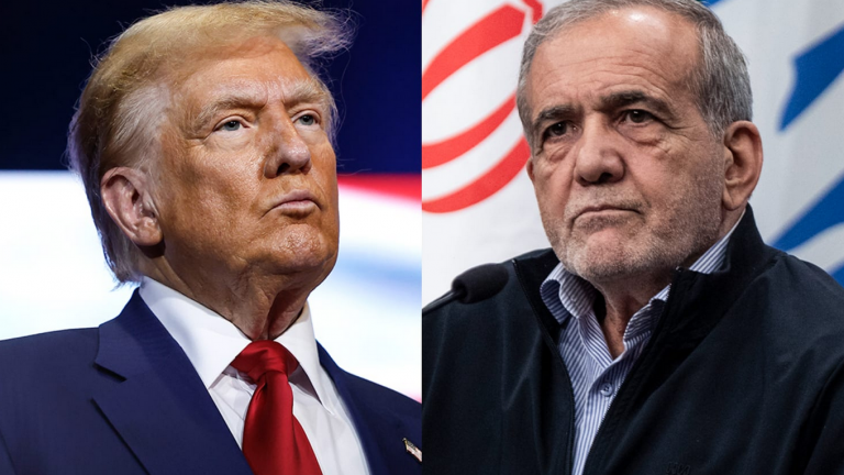 ΝΤΟΝΑΛΝΤ ΤΡΑΜΠ, ΤΡΑΜΠ, ΙΡΑΝ, ΔΙΑΔΗΛΩΣΕΙΣ ΣΤΟ ΙΡΑΝ, ΗΠΑ, ΕΠΙΘΕΣΗ ΤΡΑΜΠ ΣΤΠεζεσκιάν προς ΗΠΑ: Τυχόν επίθεση στον Χαμενεΐ σημαίνει ολοκληρωτικό πόλεμο κατά του Ιράν