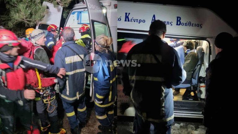 Ταΰγετος: Ολοκληρώθηκε η επιχείρηση διάσωσης των ορειβατών – Στο νοσοκομείο Σπάρτης οι 4 τραυματίες