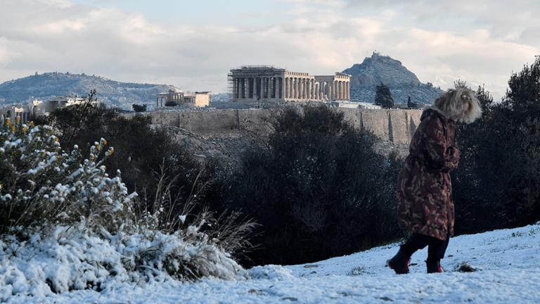 ψυχος και χιονι