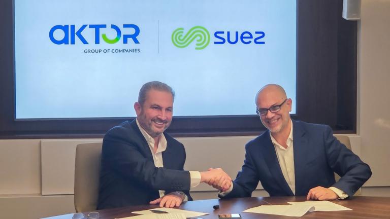 Στρατηγική Συμφωνία AKTOR – SUEZ INTERNATIONAL για τη διαχείριση υδάτων 