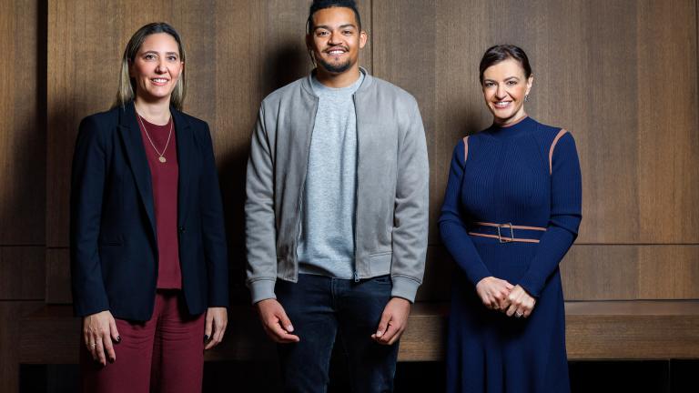  Ιωάννα Μίγγου, Chief Marketing & Corporate Communications Officer CrediaBank, Εμμανουήλ Καραλής, Ελένη Βρεττού, CEO CrediaBank