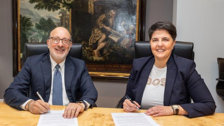 Αιμίλιος Κυριάκου, πρόεδρος ΔΣ του JA Greece, Γιολάντα Κουρασμενάκη, Chief Human Resources Officer, Antenna