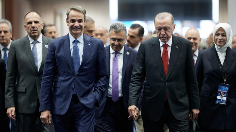 μητσοτακης και ερντογαν