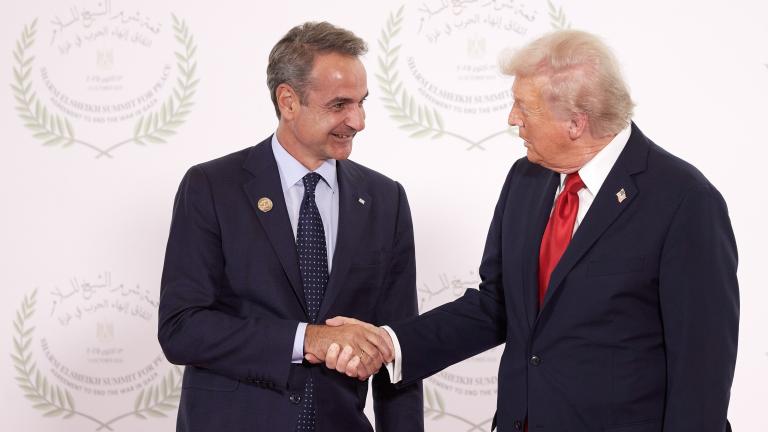 μητσοτακης και τραμπ