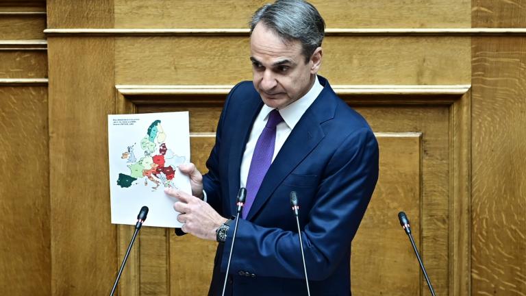 Μητσοτάκης: «Ψέμα ότι έχουμε το πιο ακριβό ρεύμα στην Ευρώπη» — Αντιπαράθεση με Ανδρουλάκη στη Βουλή