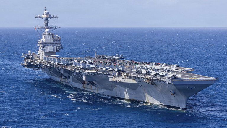 Στην Σούδα την Τρίτη το αεροπλανοφόρο USS Gerald Ford - Σταθμός ανεφοδιασμού στην Κρήτη