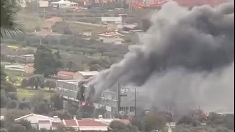 φωτια σε καταστημα αθλητικνω ειδων