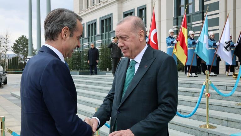 μητσοτακης και ερντογαν