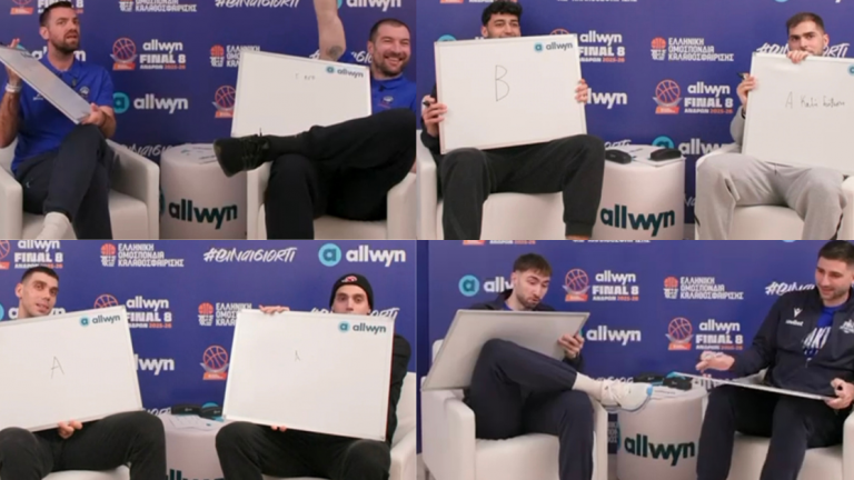 Προθέρμανση με κρητικό challenge για τους παίκτες του Allwyn Final 8