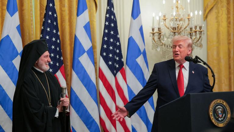 τραμπ και ελπιδοφορος