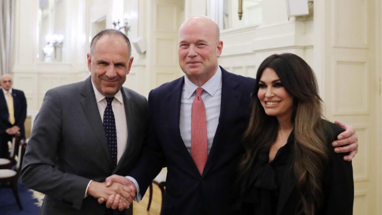 Συνάντηση Γεραπετρίτη με τον μόνιμο αντιπρόσωπο των ΗΠΑ στο NATO Μάθιου Γ Γουίτακερ