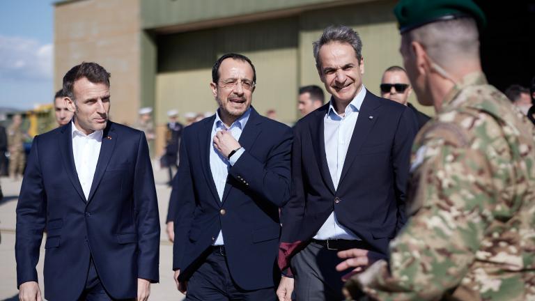 μακρον και χριστοδουλιδης και μητσοτακης