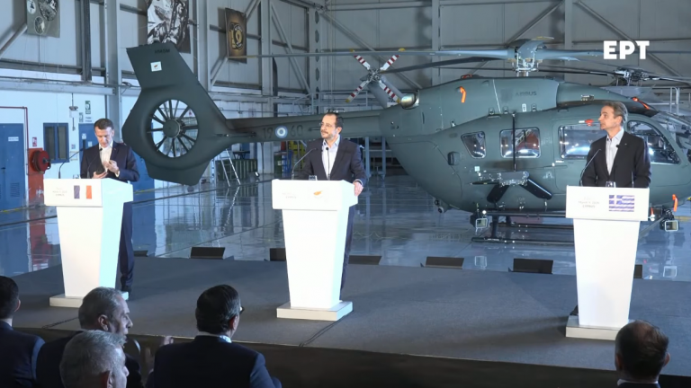 Μήνυμα στήριξης στην Κύπρο από Μητσοτάκη και Μακρόν: Οι κοινές δηλώσεις στην Πάφο