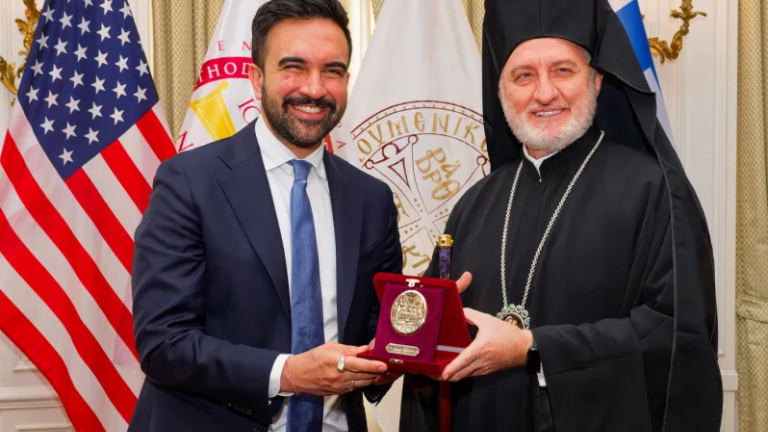 Νέα Υόρκη: Ο δήμαρχος Μαμντάνι επισκέφθηκε τον Αρχιεπίσκοπο Ελπιδοφόρο