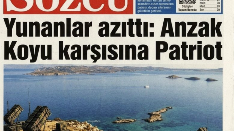«Ξέφυγαν οι Έλληνες»: Η τουρκική Sozcu για τα σενάρια εγκατάστασης Patriot στη Σαμοθράκη