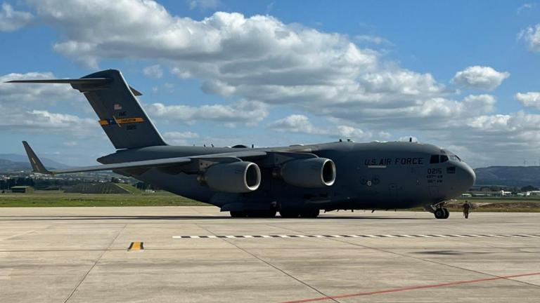 μεταγωγικο αεροσκαφος ηπα στην παφο