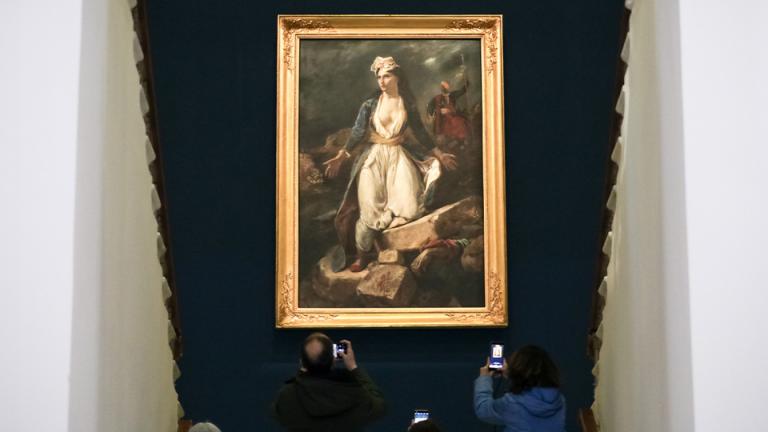 Μεσολόγγι: Για πρώτη φορά στην Ελλάδα ο εμβληματικός πίνακας του Ντελακρουά «Η Ελλάδα στα ερείπια του Μεσολογγίου»