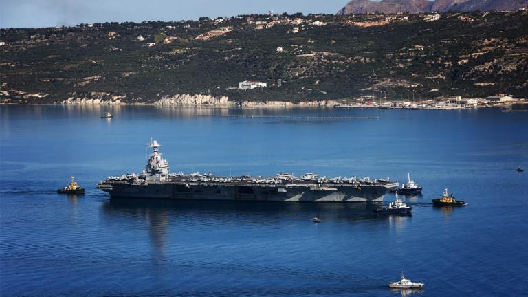 Υπόθεση κατασκοπείας στη Σούδα: Φωτογραφίες του «USS Gerald Ford» στην κατοχή του προσαχθέντος