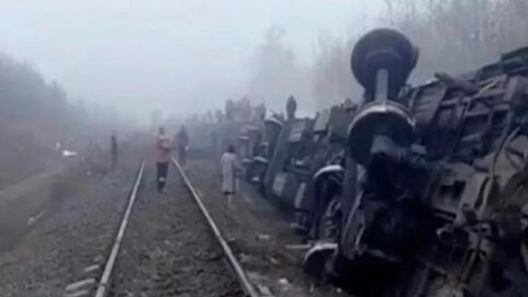 ΕΚΤΡΟΧΙΑΣΜΟσ τρενου ρωσια