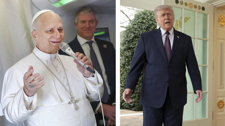 παπας λεων ιδ και τραμπ