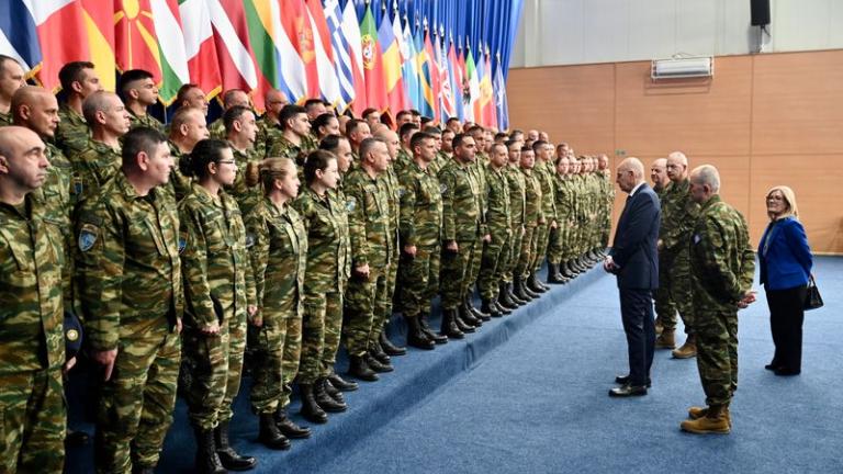 Ν. Δένδιας προς το προσωπικό της ΕΛΔΥΚΟ: «Υπενθυμίζετε ότι η ειρήνη δεν διασφαλίζεται μόνο με διακηρύξεις»