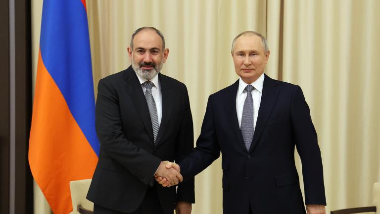 Πούτιν: «Αδύνατη» η ένταξη της Αρμενίας στην Ευρωπαϊκή Ένωση 