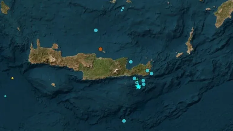 Κρήτη: Ισχυρός σεισμός 5,7 Ρίχτερ ανοιχτά του Λασιθίου – Δεν έχουν αναφερθεί ζημιές