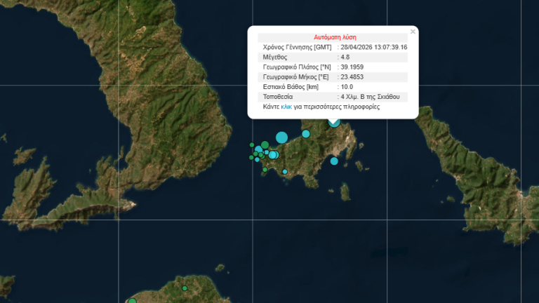 Σεισμική δραστηριότητα στη Σκιάθο: Καθησυχαστικός ο πρόεδρος του ΟΑΣΠ Ευθύμιος Λέκκας