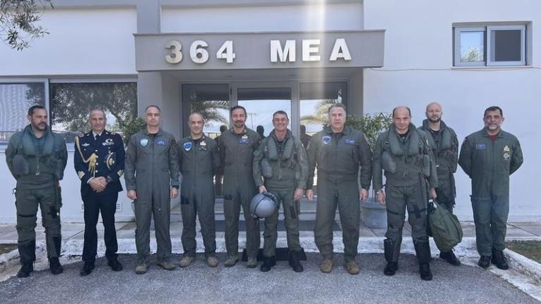 120 ΠΕΑ: Επίσκεψη του Ιταλού Διοικητή Αεροπορικής Εκπαιδεύσεως στην Καλαμάτα 