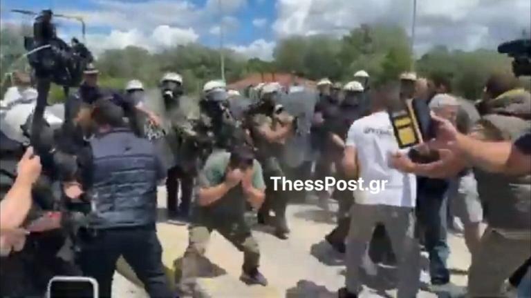 αγροτες σερρες επεισοδια
