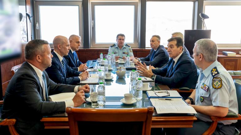 Συνάντηση Χρυσοχοΐδη με αξιωματούχους του αμερικανικού υπουργείου Εσωτερικής Ασφάλειας