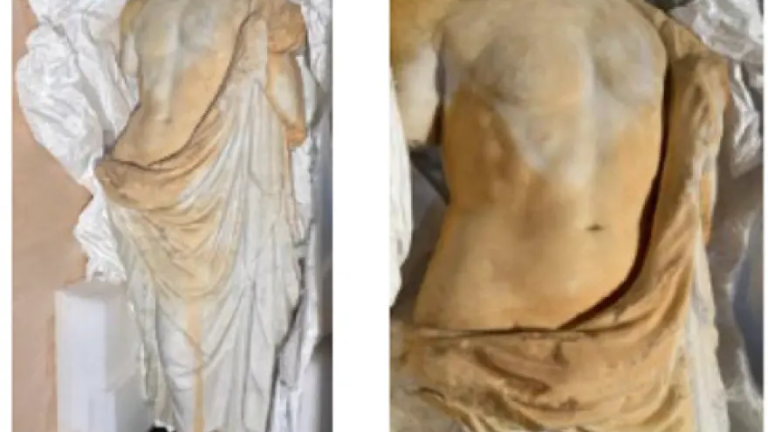 μαρμάρινος κορμός του Ασκληπιού