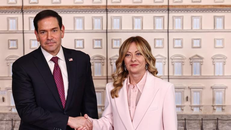 Συνάντηση Μελόνι – Ρούμπιο εν μέσω έντασης ΗΠΑ – ΕΕ για το Ιράν