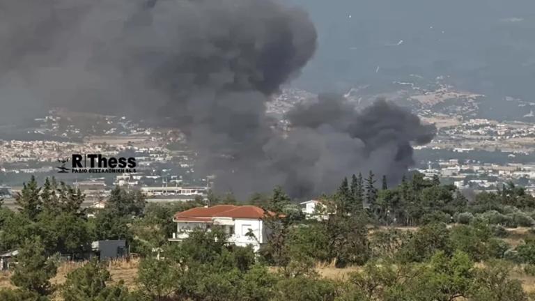 φωτια θεσσαλονικη
