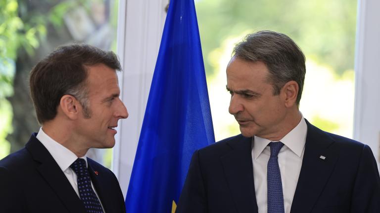 μητσοτακης και μακρον