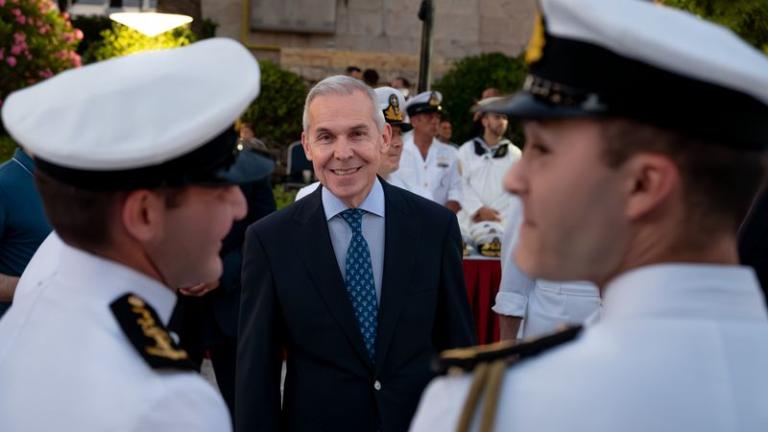Θ.Δαβάκης: Στη Σχολή Ναυτικών Δοκίμων για την εκδήλωση της 53ης επετείου του Κινήματος του Ναυτικού τον Μάιο του 1973