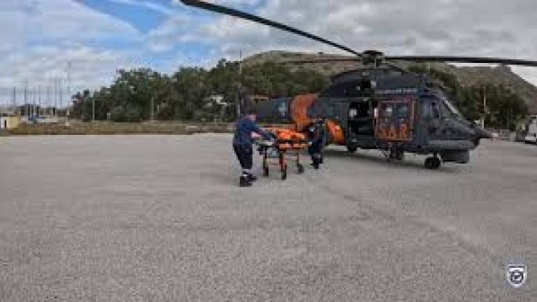 ΓΕΑ : Αποστολή MEDEVAC νότια της Γαύδου από ένα Super Puma της ΠΑ