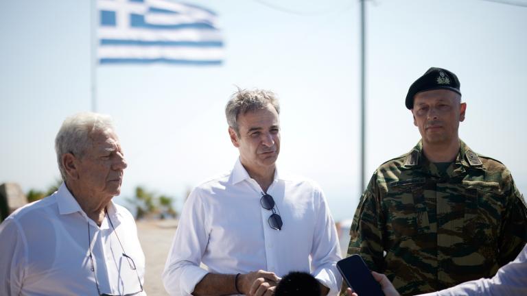 Μητσοτάκης από το ακριτικό Αγαθονήσι: Μήνυμα αποτροπής και εθνικής αυτοπεποίθησης